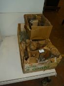 Assorted Table Lamps and Glassware