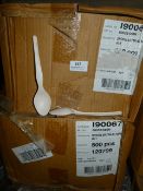 Approximately 1000 Disposable Dessert Spoons