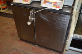 Stainless Steel Double Door Undercounter Fridge Freezer