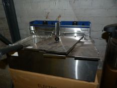*Ace Catering Stainless Steel Electric Double FRyer Model:EF-82L (F23)
