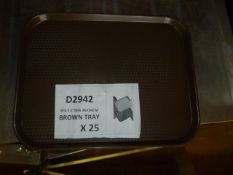 Twenty Five Polycarbonate Trays 46x36cm