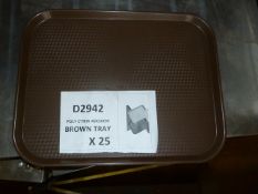 Twenty Five Polycarbonate Trays 46x36cm