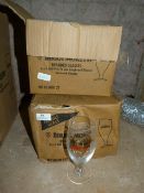 18 Moretti Half Pint Glasses