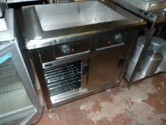 *Lincat Mobile Bain Marie over Hot Cupboard