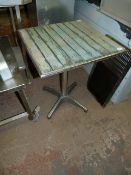 Aluminium Patio Table