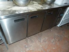 Polar Refrigeration Three Door Preparation Unit