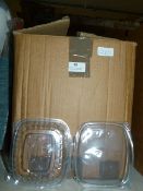 Box of Transparent Salad Trays with Lids