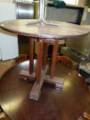 Circular Darkwood Table