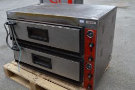 Chef King Two Deck Single Phase Pizza Oven