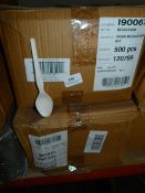 Approximately 1000 Disposable Dessert Spoons