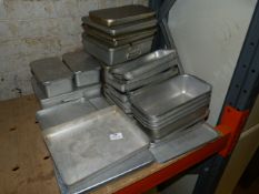 *Assorted Aluminium Containers with Lids