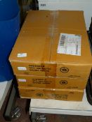 Three Boxes Containing Approximately 200 Black Bin Liners