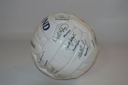 Signed 1990s England Players Football