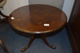 Circular Occasional Table on Tripod Pedestal Base