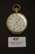 9cT Limit Keyless Open Faced Pocket Watch 