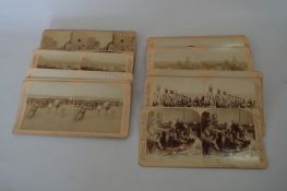Underwood Stereoscopic Viewing Cards; Boer War 23 Cards