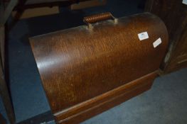 Singer Sewing Machine in an Oak Case