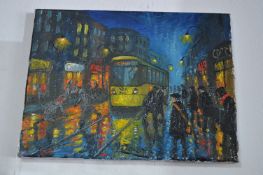 J. Downie Oil on Canvas 