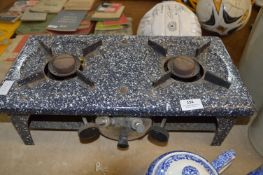 Enameled Metal Two Ring Primus Stove