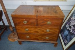 Georgian Mahogany Inlaid Commode Chest