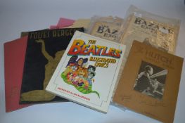 Ephemera Including Folies Bergere, The Bizarre Magazine, Punch, Beatles Illustrated Lyrics, etc.