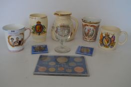 Royalty Commemorative Ware; King George V, Edward VII and Commemorative Coins