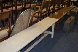 Pair of Painted Benches