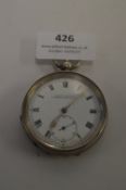 Silver Cased Pocket Watch 