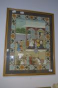 Indian Acrylic on Silk