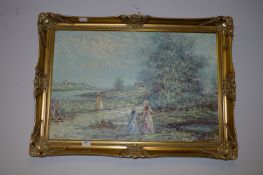 Gilt Framed Oil Painting 