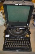Cased Imperial Typewriter