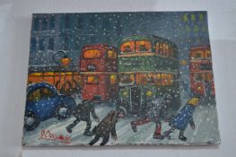 J. Downie Oil on Canvas 