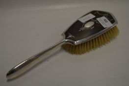 Hallmarked Silver and Tortoiseshell Brush 