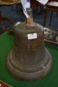 Large Bronze Ships Bell 