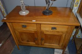 Walnut Sideboard with Two Drawers and Two Doors