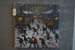 J. Downie Oil on Canvas 