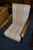 Oak Framed Reclining Armchair