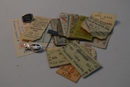 City Hall Hull Ticket Stubs 