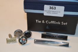Dolce and Gabbana Cufflinks and Tie Pin Set
