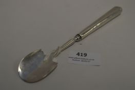 Hallmarked Silver Stilton Scoop 