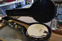 Gold Tone CC Traveler Banjo with a Kinsman Carry Case and a Travel Bag