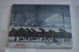 J. Downie Oil on Canvas 