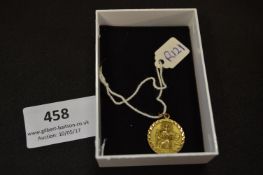 9cT Gold St Christopher Pendant - 3.5g