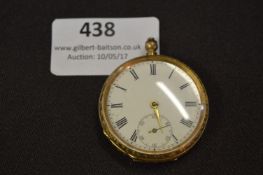 14cT Cased Ladies Fob Watch