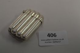 Hallmarked Silver Vesta 