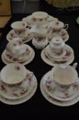 Royal Albert Lavender Rose 21 Piece Tea Set