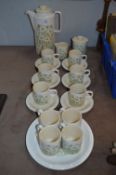Hornsea Pottery 20 Piece Fleur Patterned Coffee Set