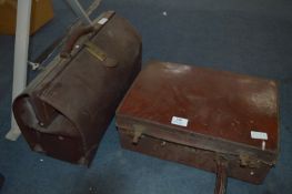 Leather Attache Case and Leather Doctors Bag
