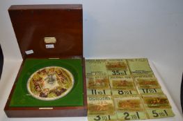 F.H. Ayres Mahogany Cased Sandown Horse Racing Game