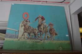 Large Horse Racing Print 